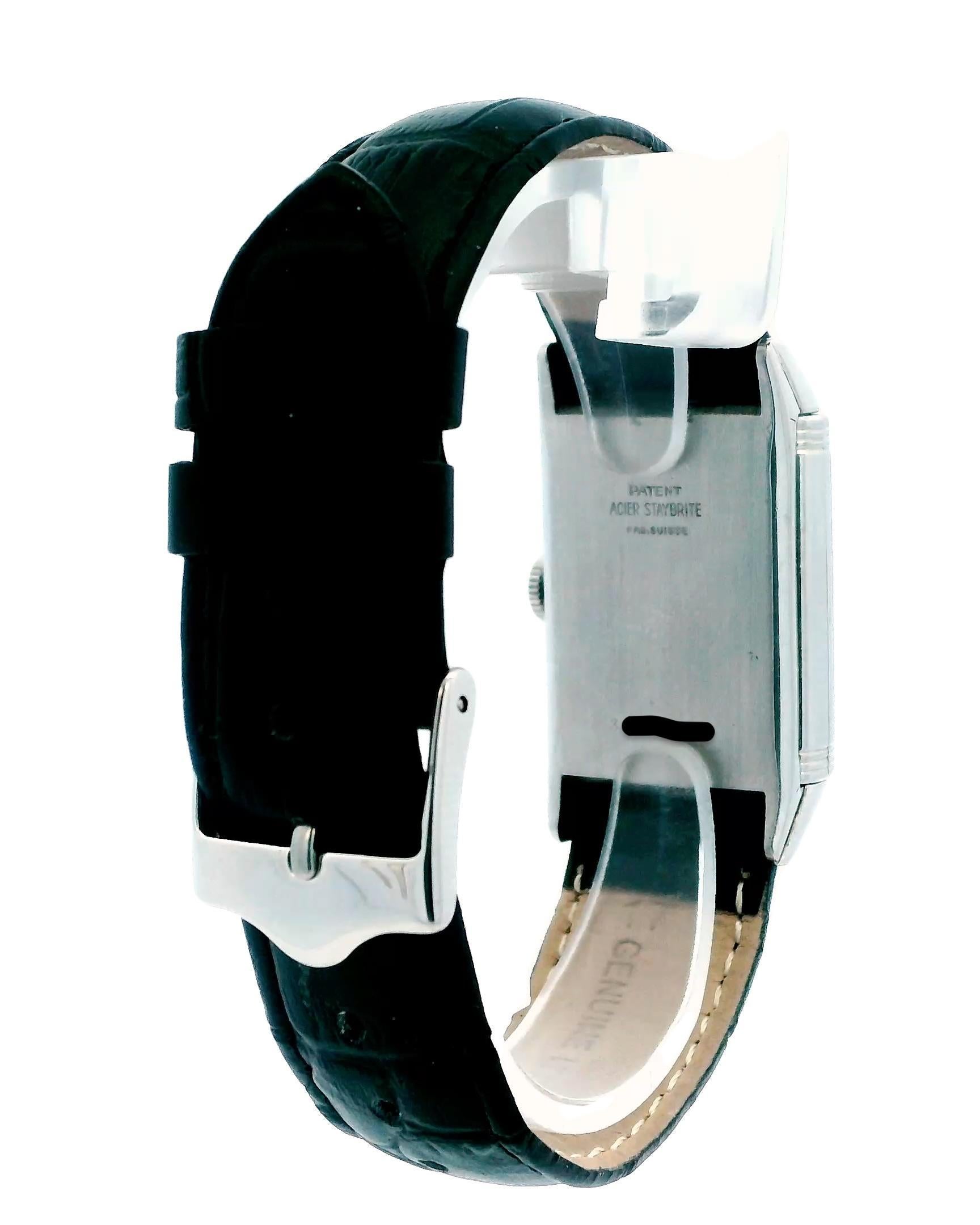 Jaeger-LeCoultre Reverso 1930er Jahre Original Central Second Zifferblatt für Damen oder Herren im Angebot