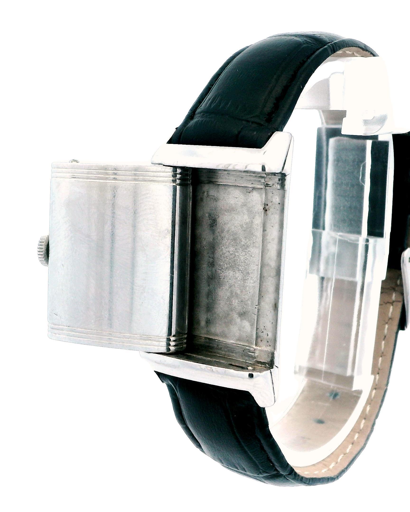 Jaeger-LeCoultre Reverso 1930er Jahre Original Central Second Zifferblatt im Angebot 4