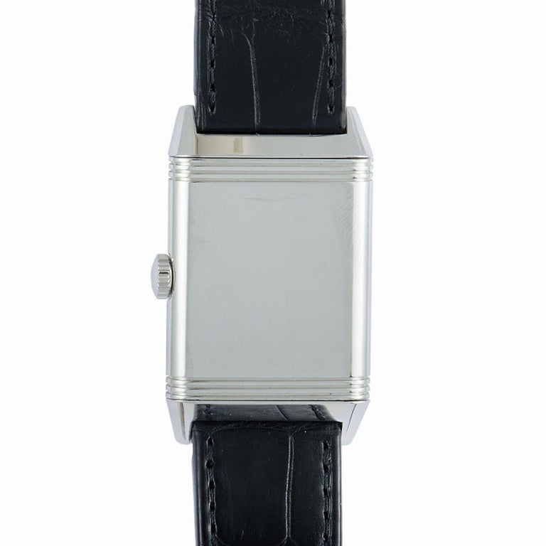 Jaeger LeCoultre Reverso 214.8.S5, Silver Dial For Sale at 1stdibs