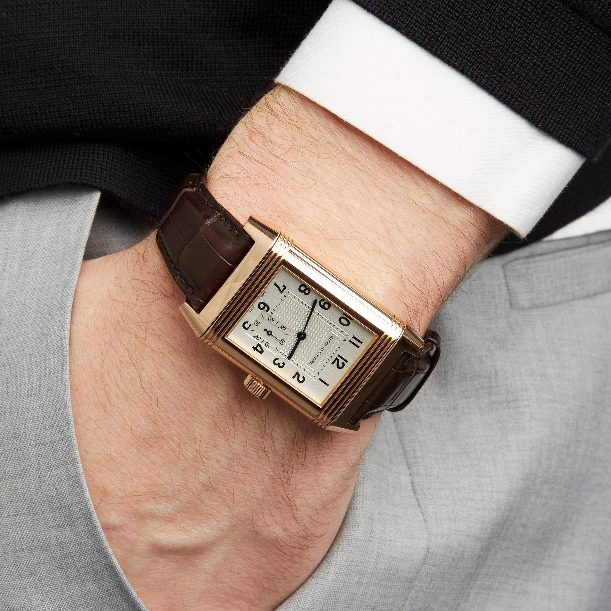 Jaeger-LeCoultre Reverso 240.2.14 Rose Gold Gents Wristwatch 4