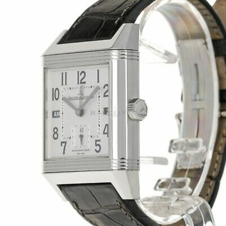 Jaeger LeCoultre Reverso 240.2.15, Case, Certified and Warranty at 1stDibs