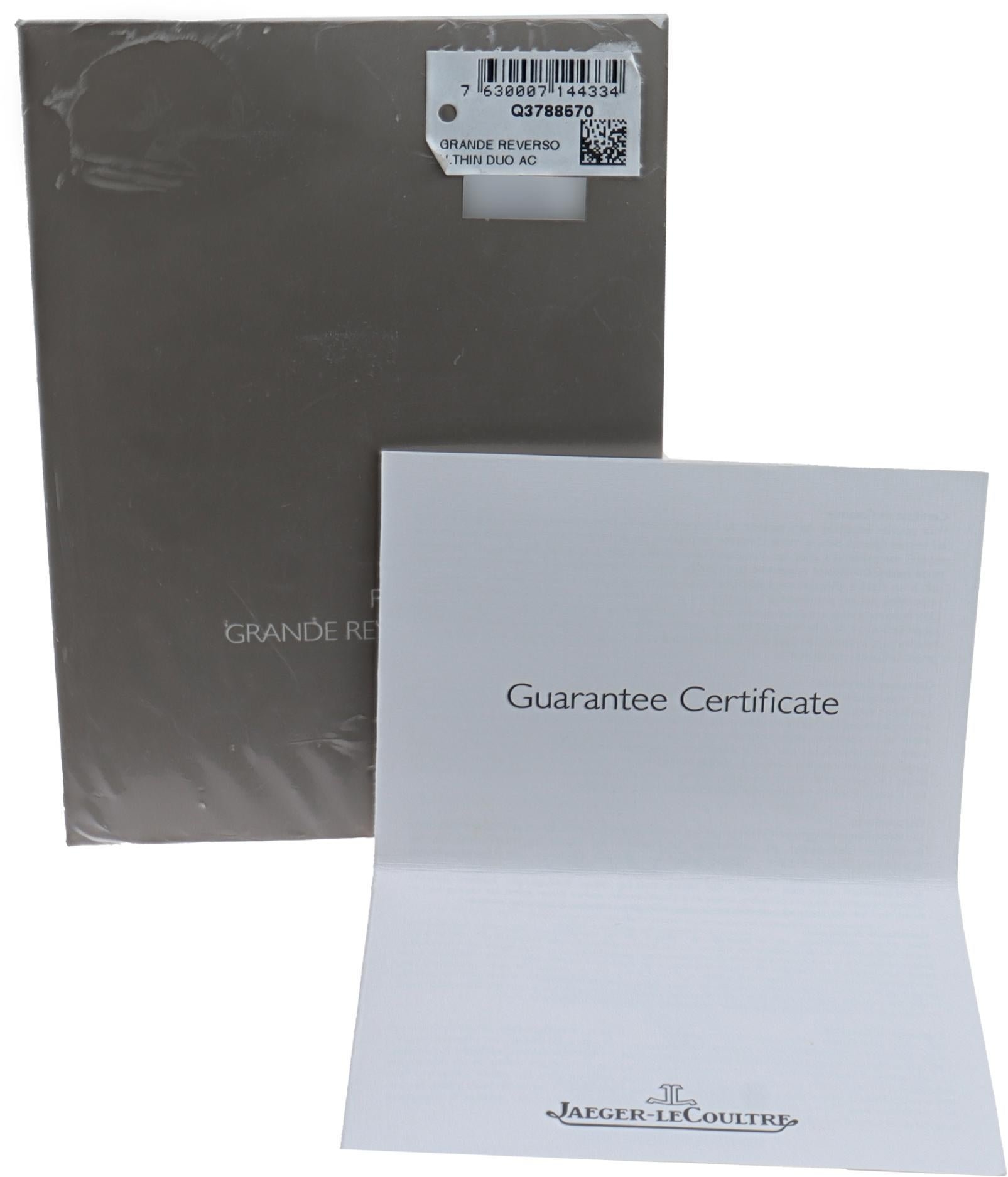 Jaeger LeCoultre Reverso 27.5mm 278.8.54 3