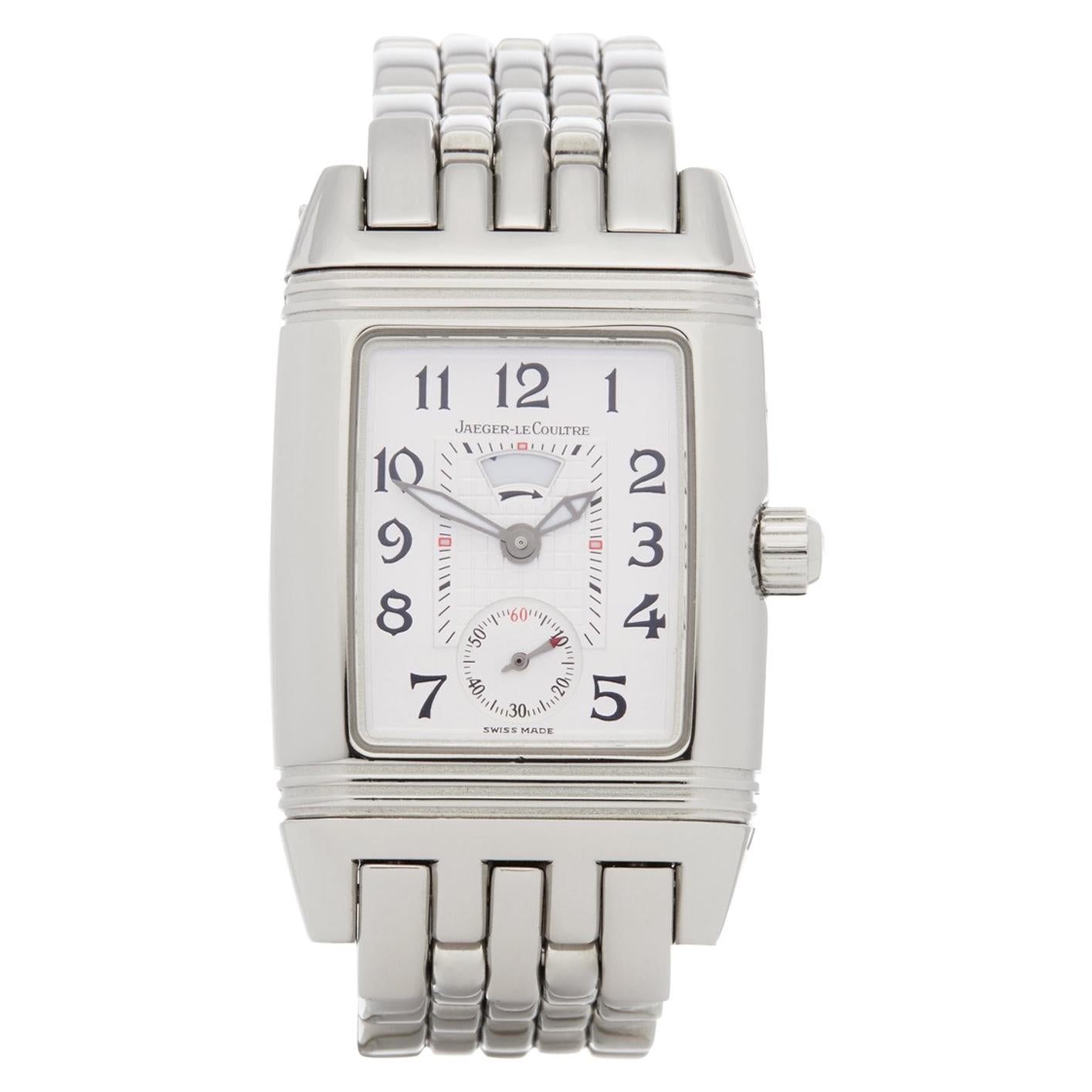 Jaeger-LeCoultre Reverso 296.8.74 Ladies Stainless Steel Diamond Watch