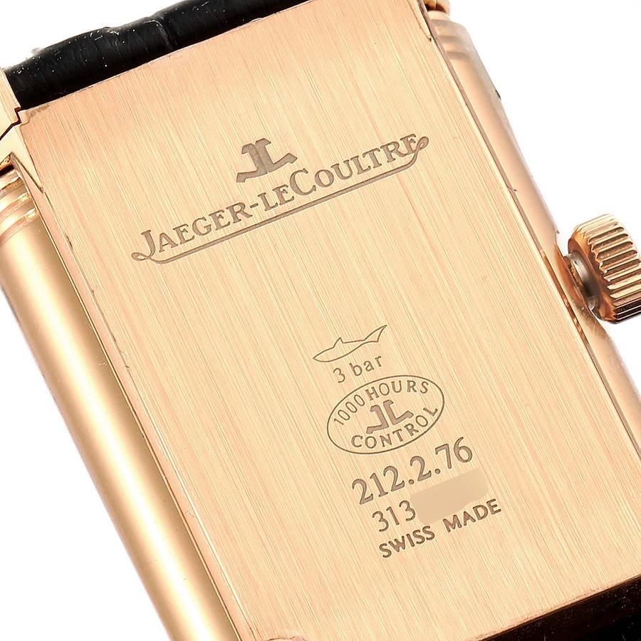 Jaeger LeCoultre Reverso Classic Duetto Roségold Uhr 250.2.86 Q2572420 im Angebot 6