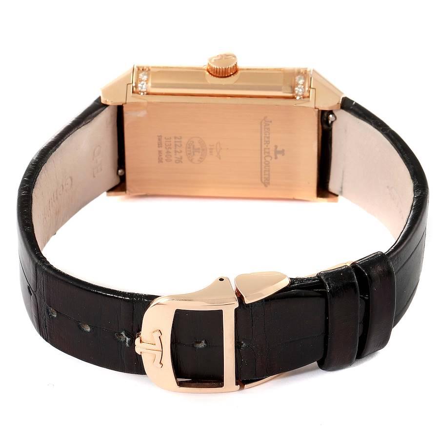 Jaeger LeCoultre Reverso Classic Duetto Roségold Uhr 250.2.86 Q2572420 im Angebot 7