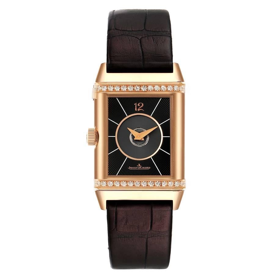 Jaeger LeCoultre Reverso Classic Duetto Roségold Uhr 250.2.86 Q2572420 für Damen oder Herren im Angebot