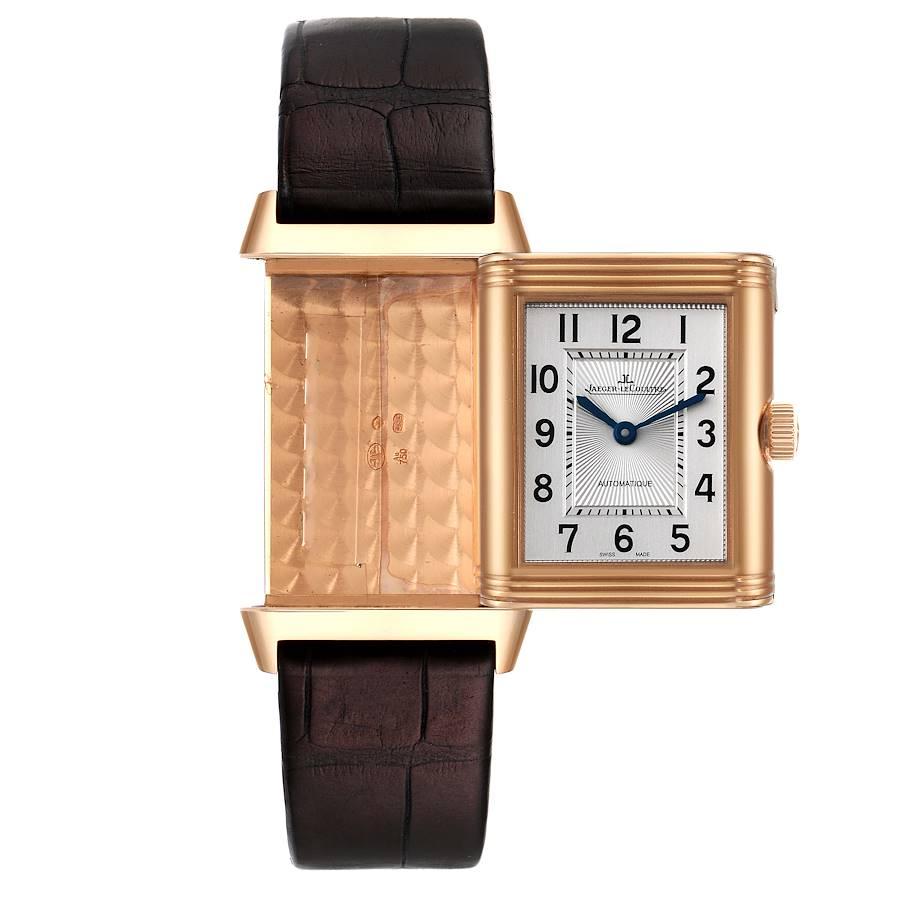 Jaeger LeCoultre Reverso Classic Duetto Roségold Uhr 250.2.86 Q2572420 im Angebot 1