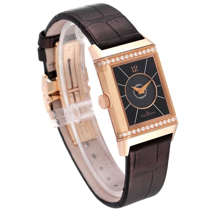 Jaeger LeCoultre Reverso Classic Duetto Roségold Uhr 250.2.86 Q2572420 im Angebot 2
