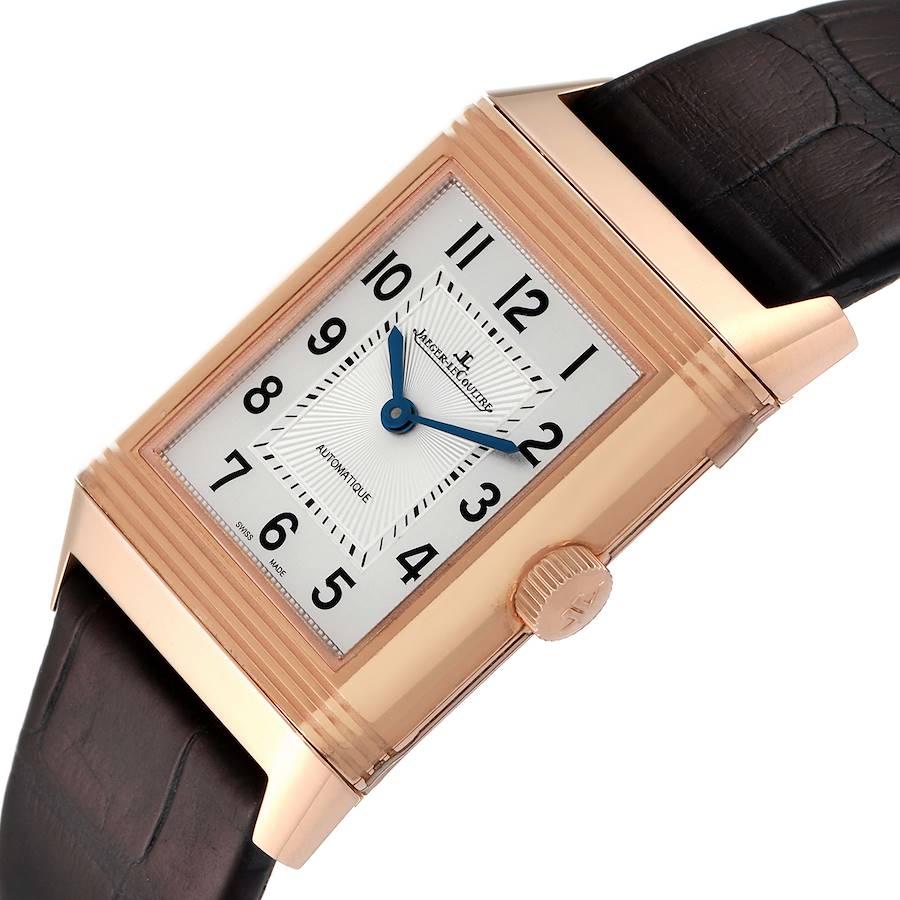 Jaeger LeCoultre Reverso Classic Duetto Roségold Uhr 250.2.86 Q2572420 im Angebot 5