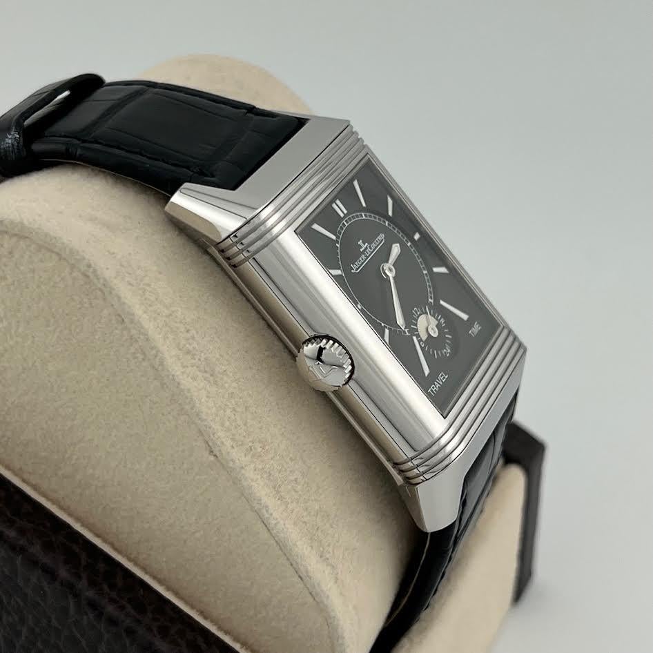 Jaeger-LeCoultre Reverso Classic Duoface Q3848420 Scatola di carta in acciaio inox in vendita 5