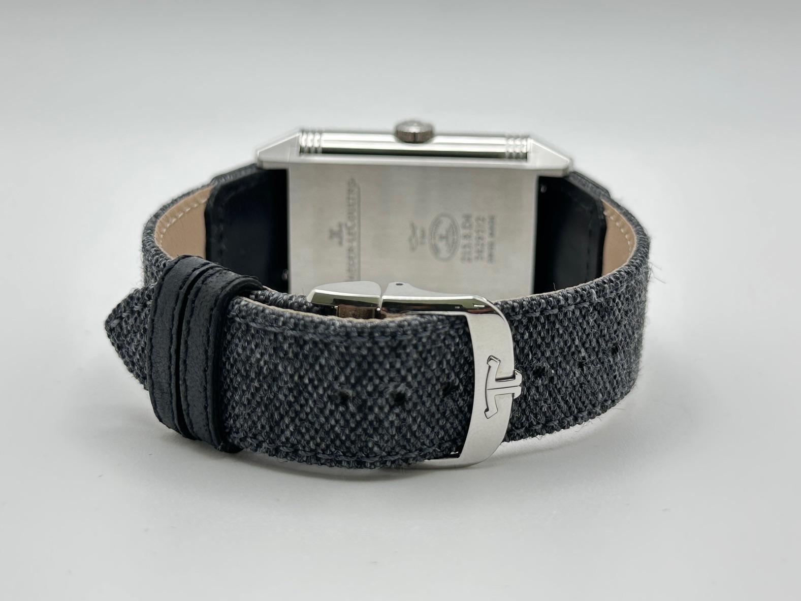 Jaeger-LeCoultre Reverso Classic Duoface Q3848422 Edelstahl Box Papier 2021 im Angebot 2