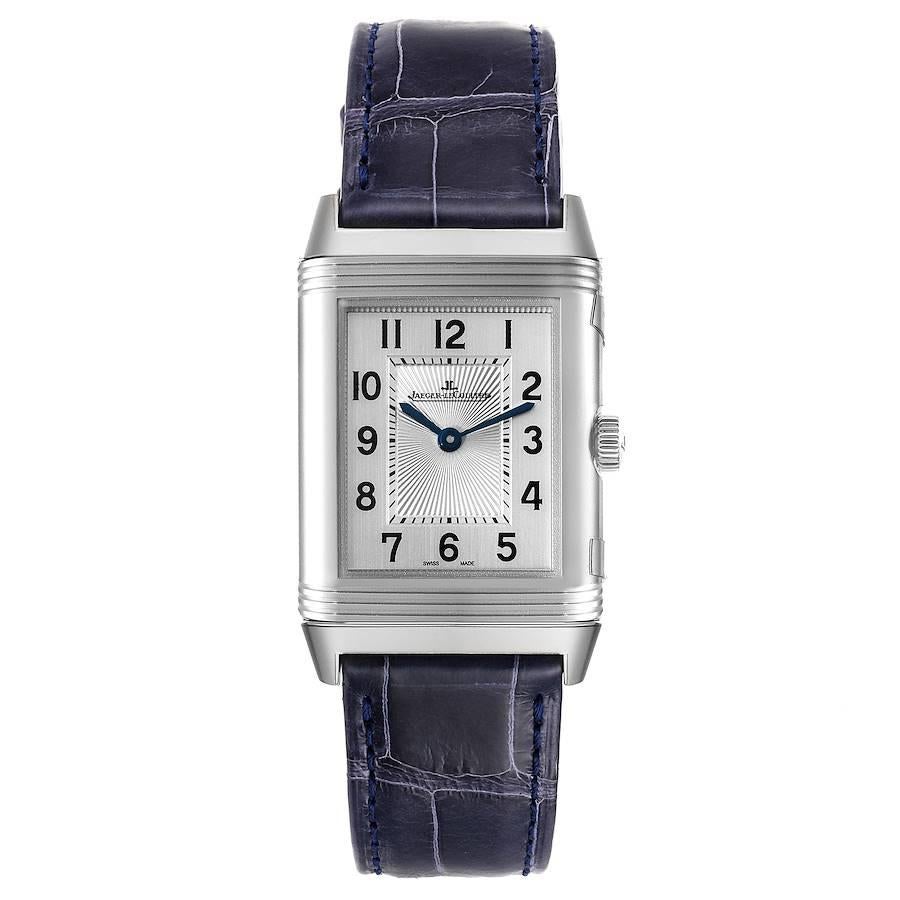 Jaeger LeCoultre Montre pour homme Duetto classique Reverso de taille moyenne Q2588422 non portée Excellent état - En vente à Atlanta, GA