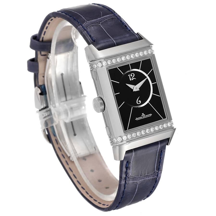 Jaeger LeCoultre Montre pour homme Duetto classique Reverso de taille moyenne Q2588422 non portée en vente 2