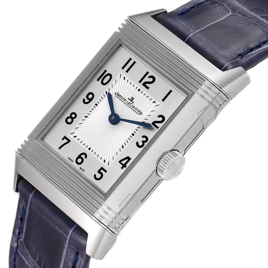 Jaeger LeCoultre Montre pour homme Duetto classique Reverso de taille moyenne Q2588422 non portée en vente 3