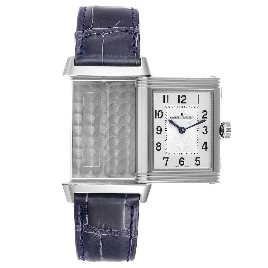 Jaeger LeCoultre Montre pour homme Duetto classique Reverso de taille moyenne Q2588422 non portée en vente 4