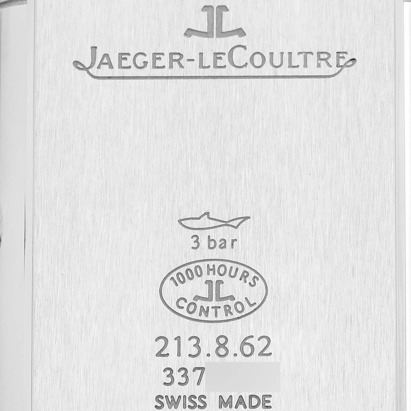 Jaeger LeCoultre Reverso Classic Medium Steel Mens Watch 213.8.62 Q2438520 Card 1