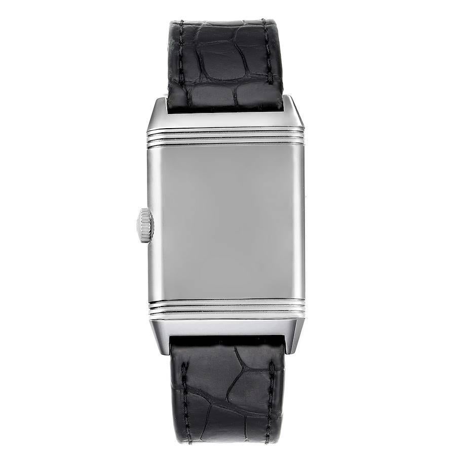 Jaeger-LeCoultre Reverso Classic Men's Watch 214.8.62 Q3858520 Box Papers In Excellent Condition In Atlanta, GA