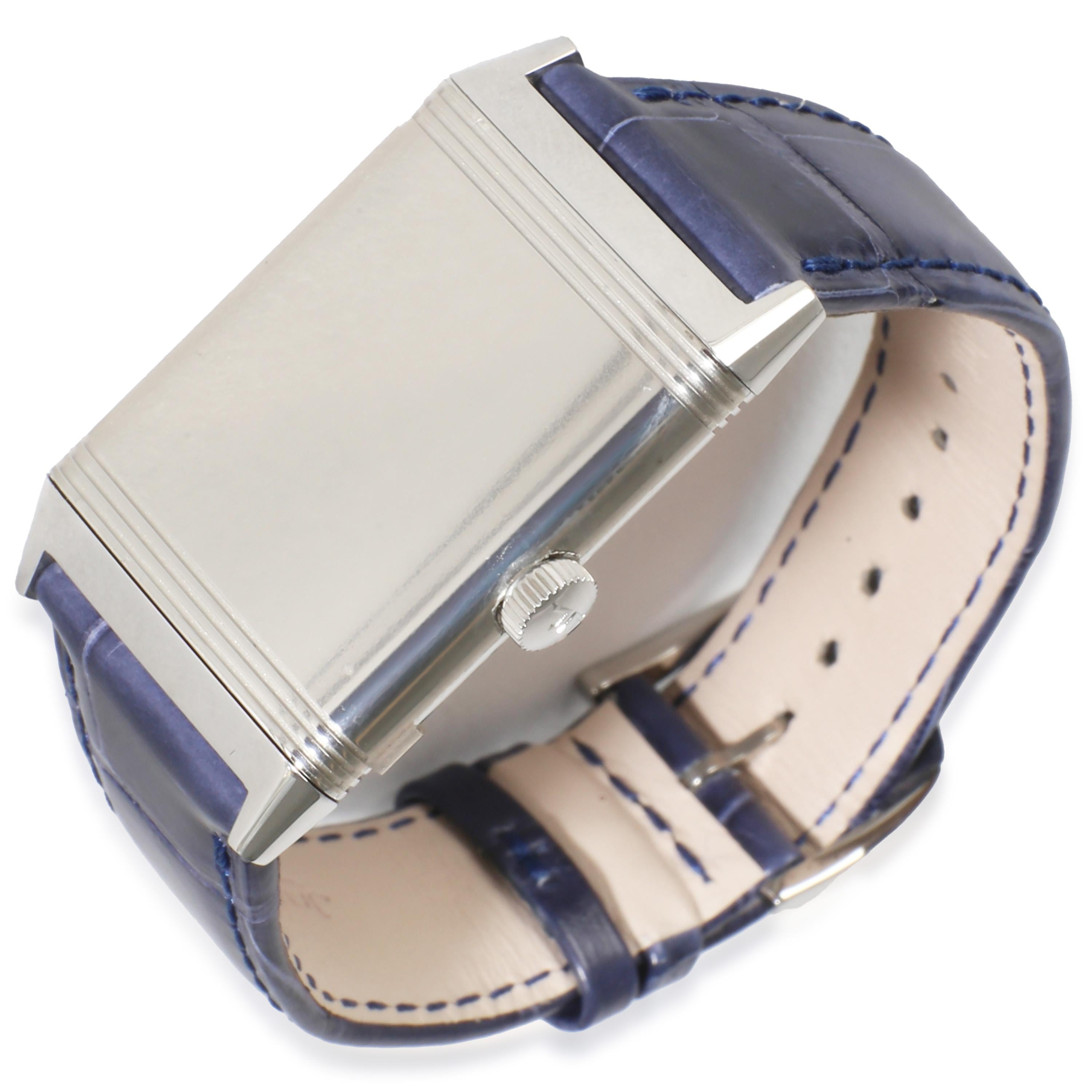 Jaeger-LeCoultre Reverso Classic Q2518540 222.8.47 Unisex Watch in  Stainless St In Excellent Condition In New York, NY