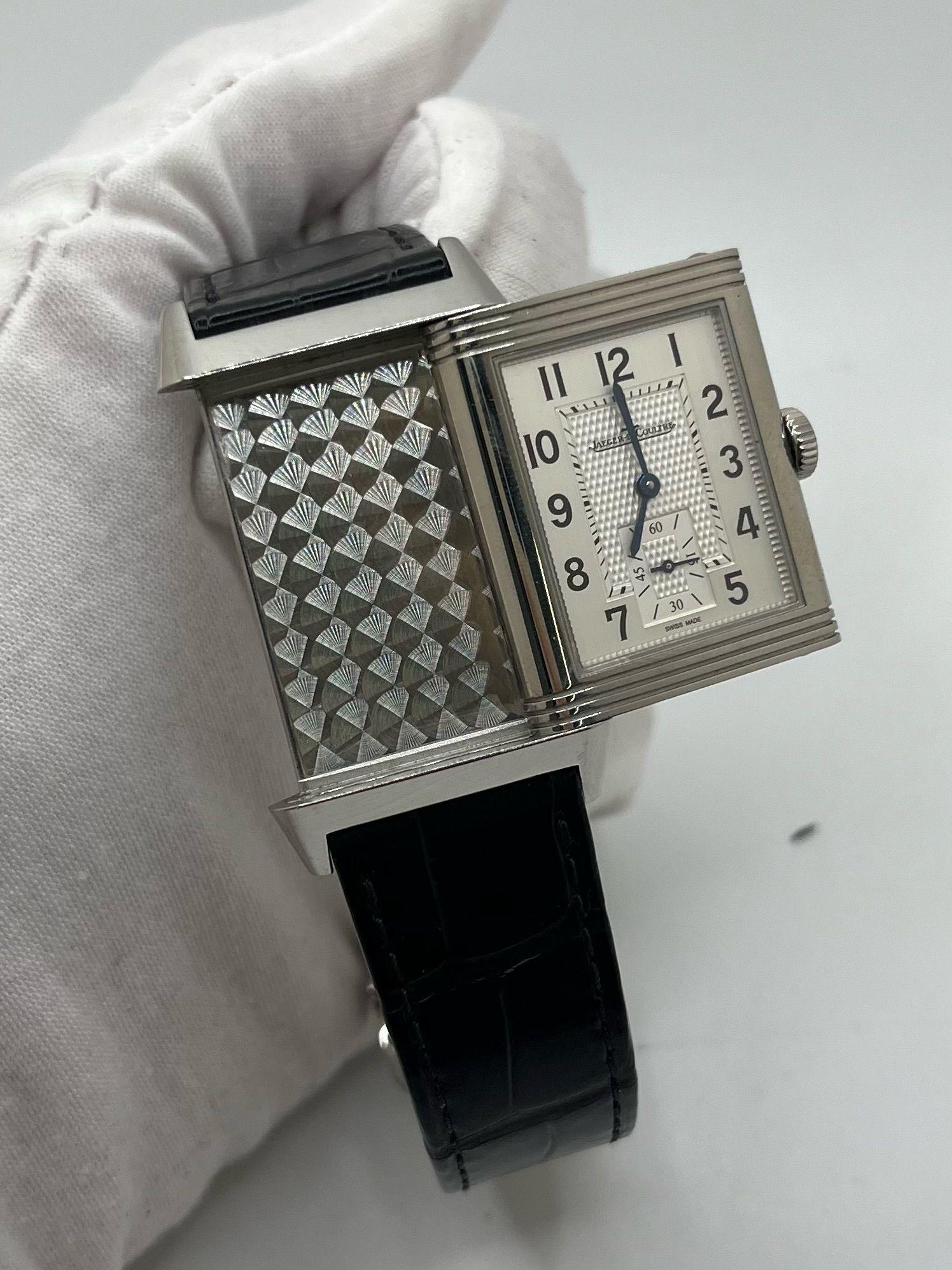 Jaeger-LeCoultre Reverso Clásico Pequeño Grande 214.8.62 Juego completo 2017 + Bouc en venta 5