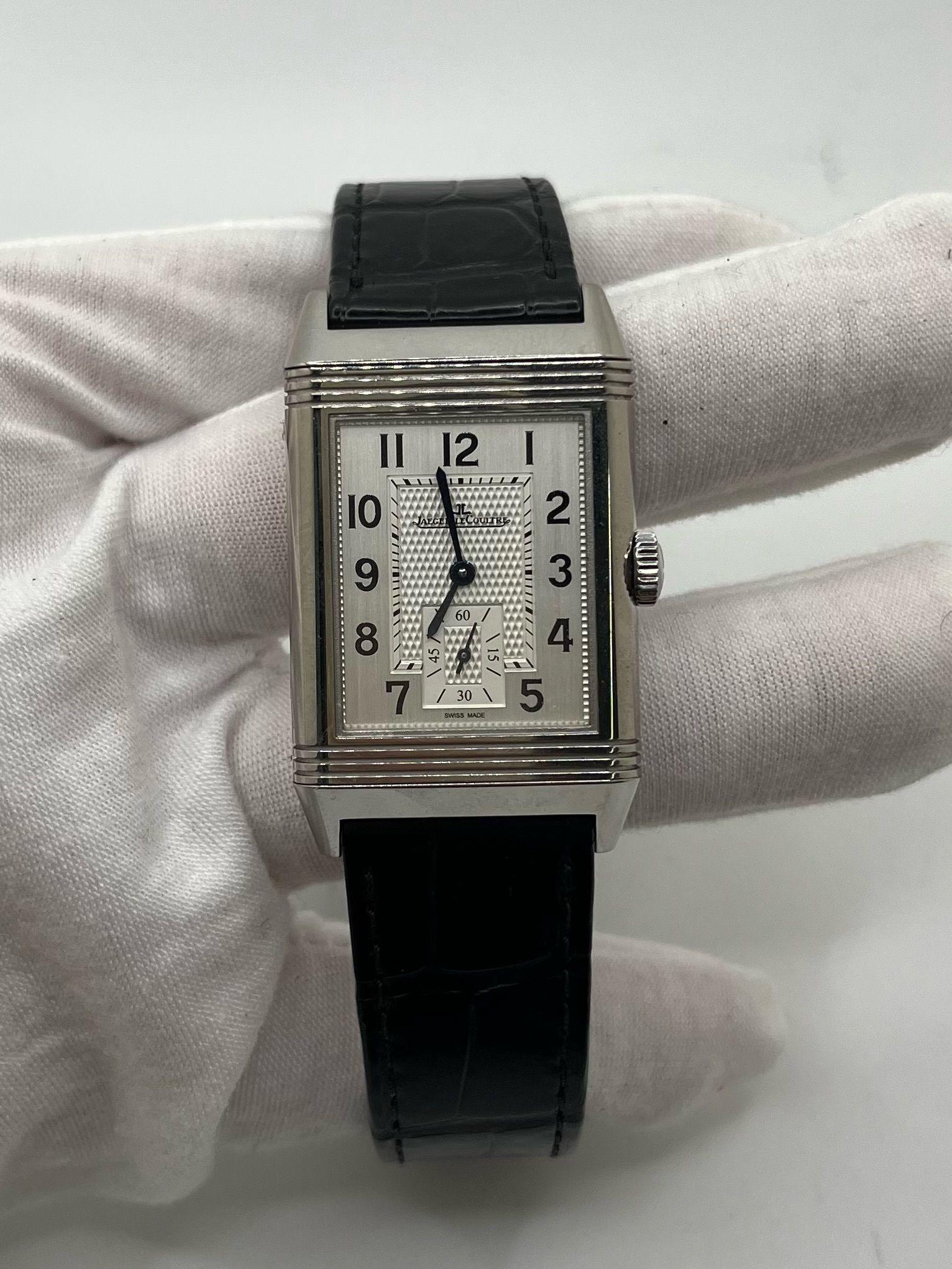 Jaeger-LeCoultre Reverso Clásico Pequeño Grande 214.8.62 Juego completo 2017 + Bouc Moderno en venta