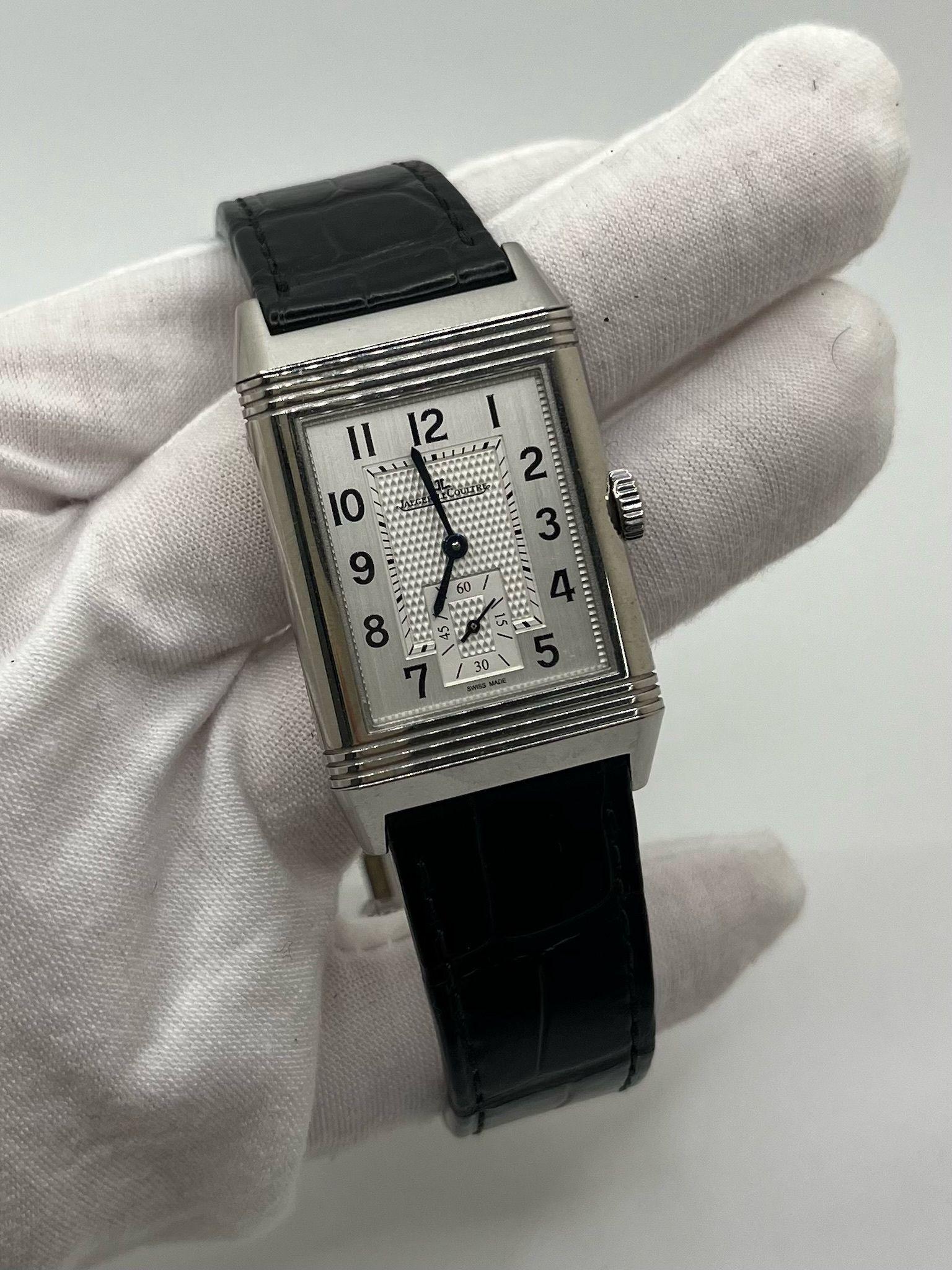 Jaeger-LeCoultre Reverso Clásico Pequeño Grande 214.8.62 Juego completo 2017 + Bouc en Excelente estado para la venta en PARIS, FR