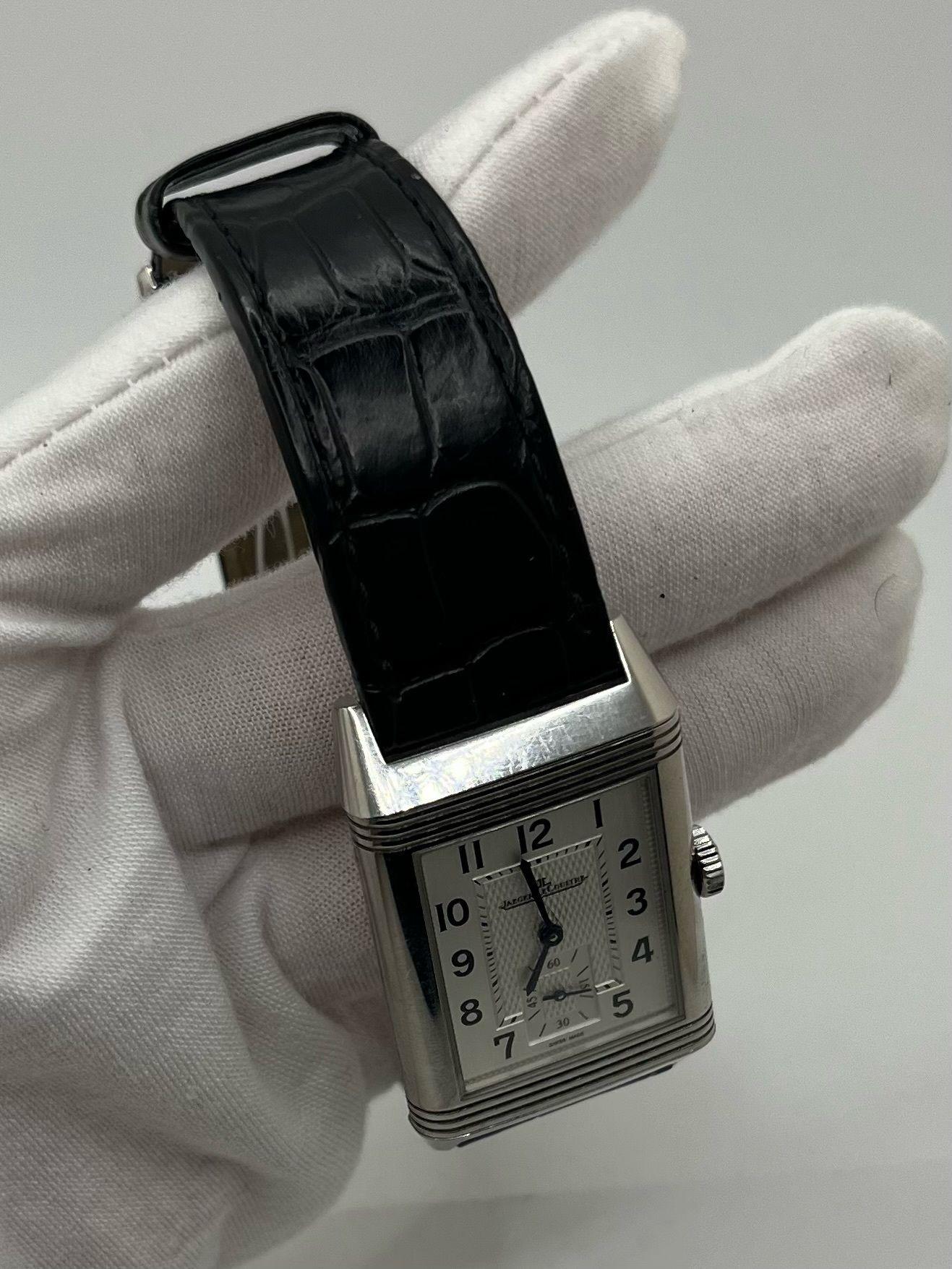 Femenino o masculino Jaeger-LeCoultre Reverso Clásico Pequeño Grande 214.8.62 Juego completo 2017 + Bouc en venta