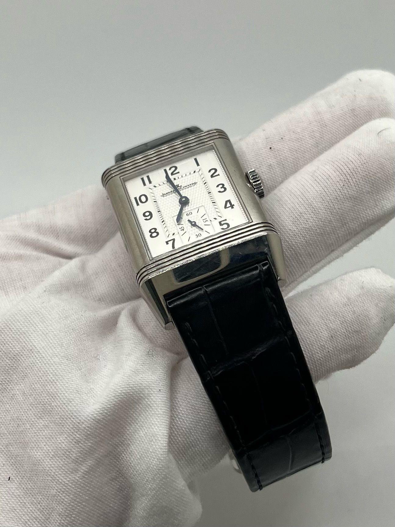 Jaeger-LeCoultre Reverso Clásico Pequeño Grande 214.8.62 Juego completo 2017 + Bouc en venta 1