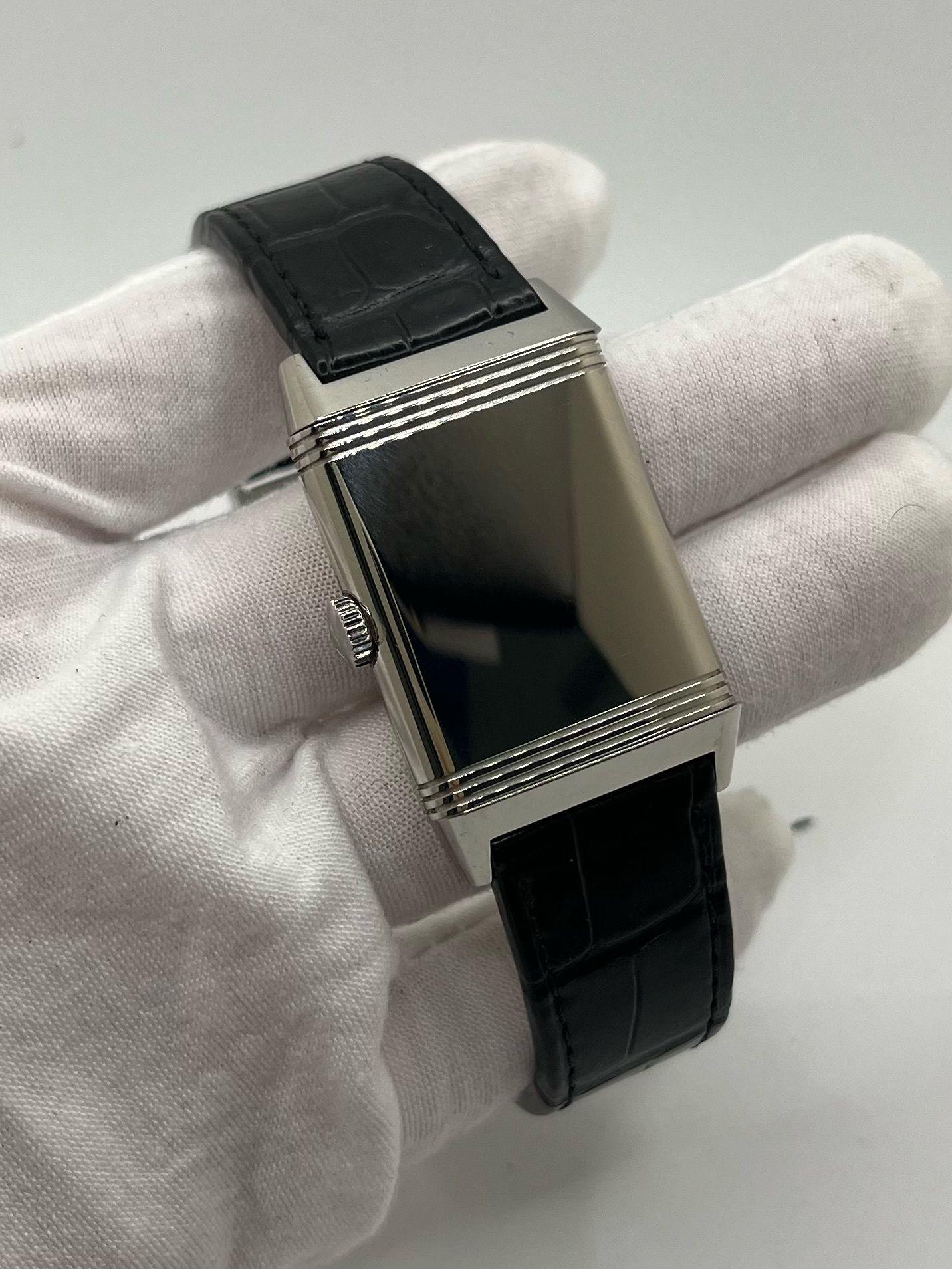 Jaeger-LeCoultre Reverso Clásico Pequeño Grande 214.8.62 Juego completo 2017 + Bouc en venta 4