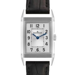Jaeger LeCoultre Reverso Klassische Stahl-Damenuhr 221.8.86 Q2608440 Papiere