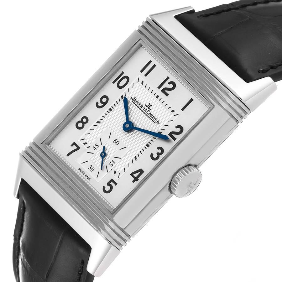 Jaeger LeCoultre Reverso Classic Steel Mens Watch 214.8.62 Q3858520 1