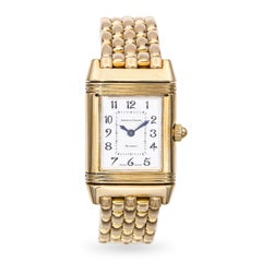 Jaeger-LeCoultre Reverso Duetto 18k Yellow Gold Women's Watch Ref 266.1.44