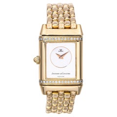 Jaeger-LeCoultre Reverso Duetto 18k Yellow Gold Women's Watch Ref 266.1.44