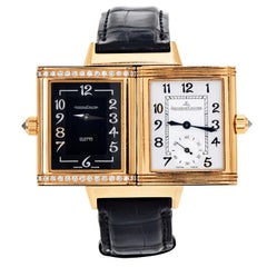 Jaeger-LeCoultre Reverso Duetto Diamant 18K Rose Gold Uhr