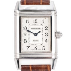 Jaeger LeCoultre Reverso Duetto Diamond Steel Wristwatch