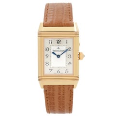 Used Jaeger LeCoultre Reverso Duetto Duo Classique Rose Gold Diamond Watch 269.2.54