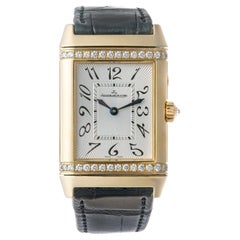 Jaeger-LeCoultre Reverso Duetto Duo Yellow Gold Diamond Wristwatch