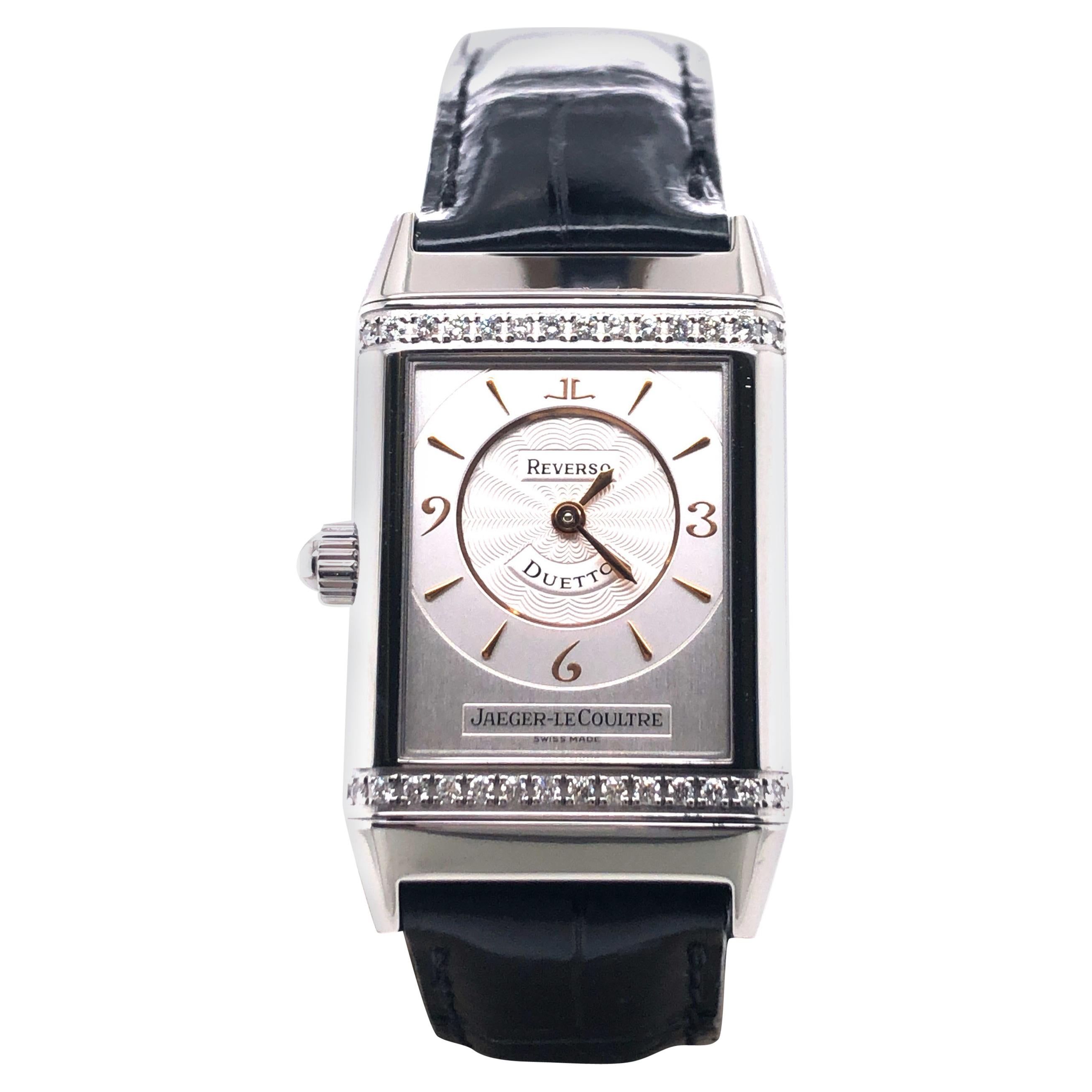 Jaeger-LeCoultre Reverso-Duetto Ladies Watch in Stainless Steel