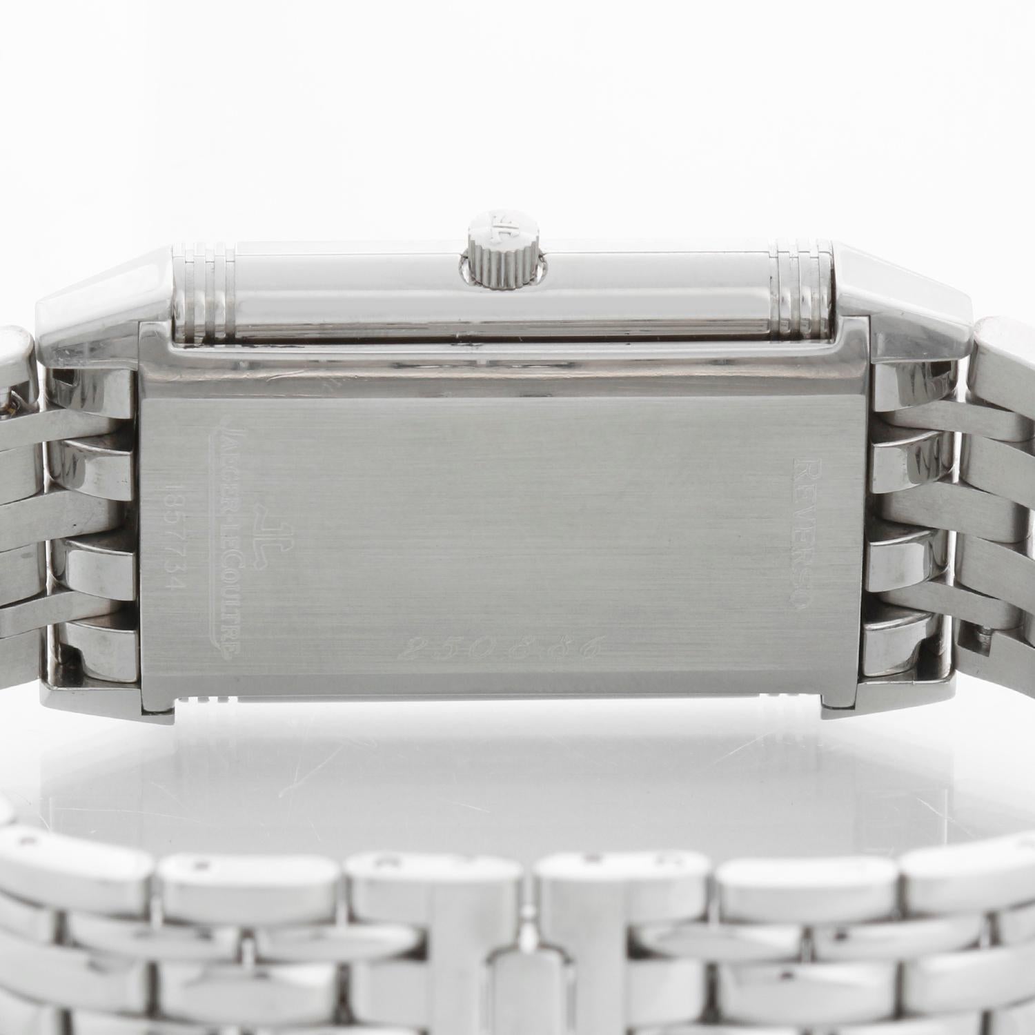 Jaeger-LeCoultre Reverso Duetto Q2508120 Orologio di medie dimensioni in acciaio inossidabile in vendita 2