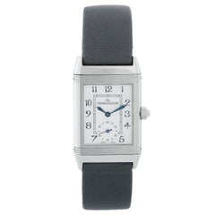 Jaeger LeCoultre Reverso Duetto Q2568401 Montre pour femmes en acier inoxydable