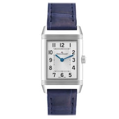 Jaeger LeCoultre Reverso Duetto Steel Diamond Watch 211.8.44 Q2668432 Box Card