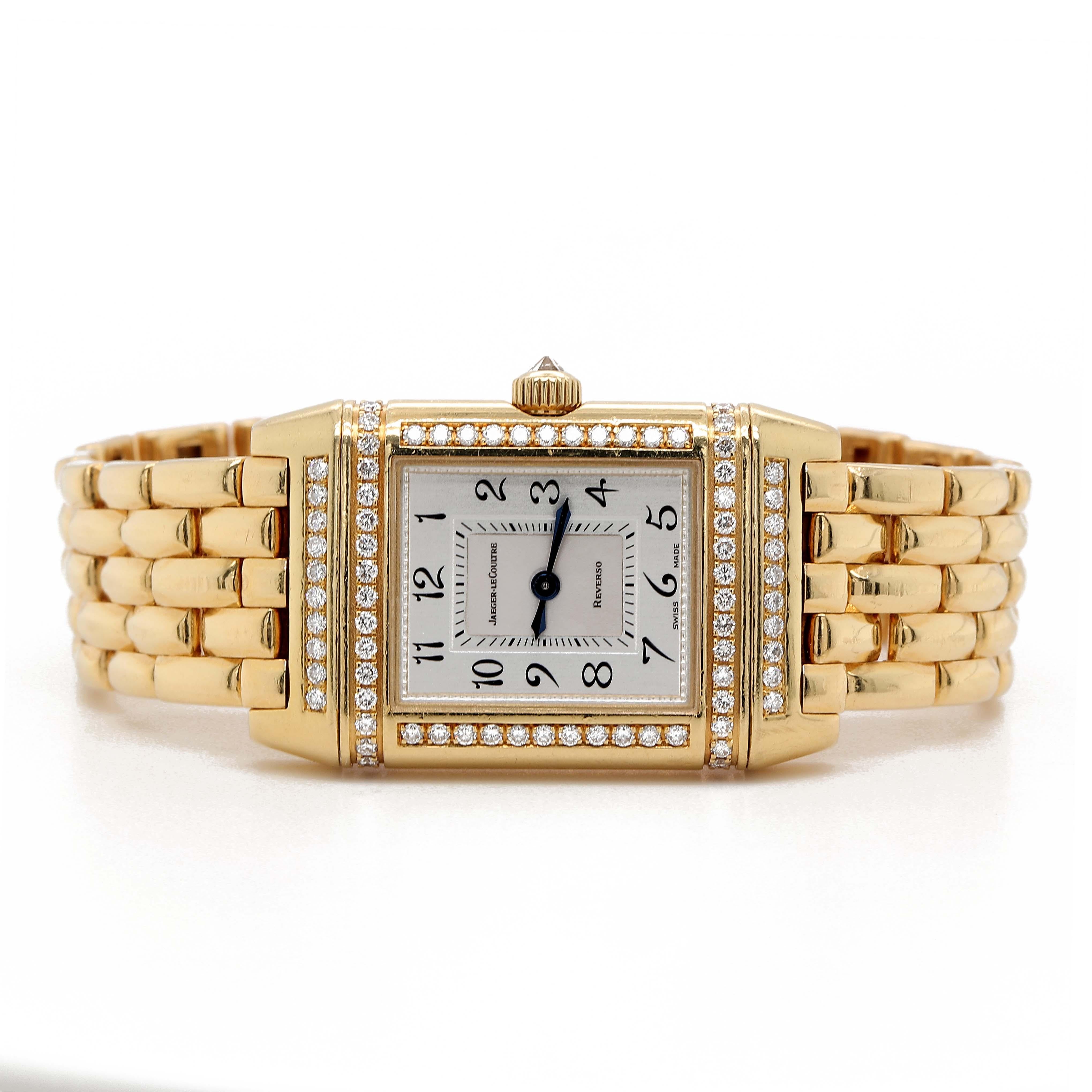 jaeger lecoultre women's gold watch