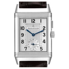Jaeger LeCoultre Reverso Duo Day Night Dual Time Mens Watch 272.8.54 Q2718410