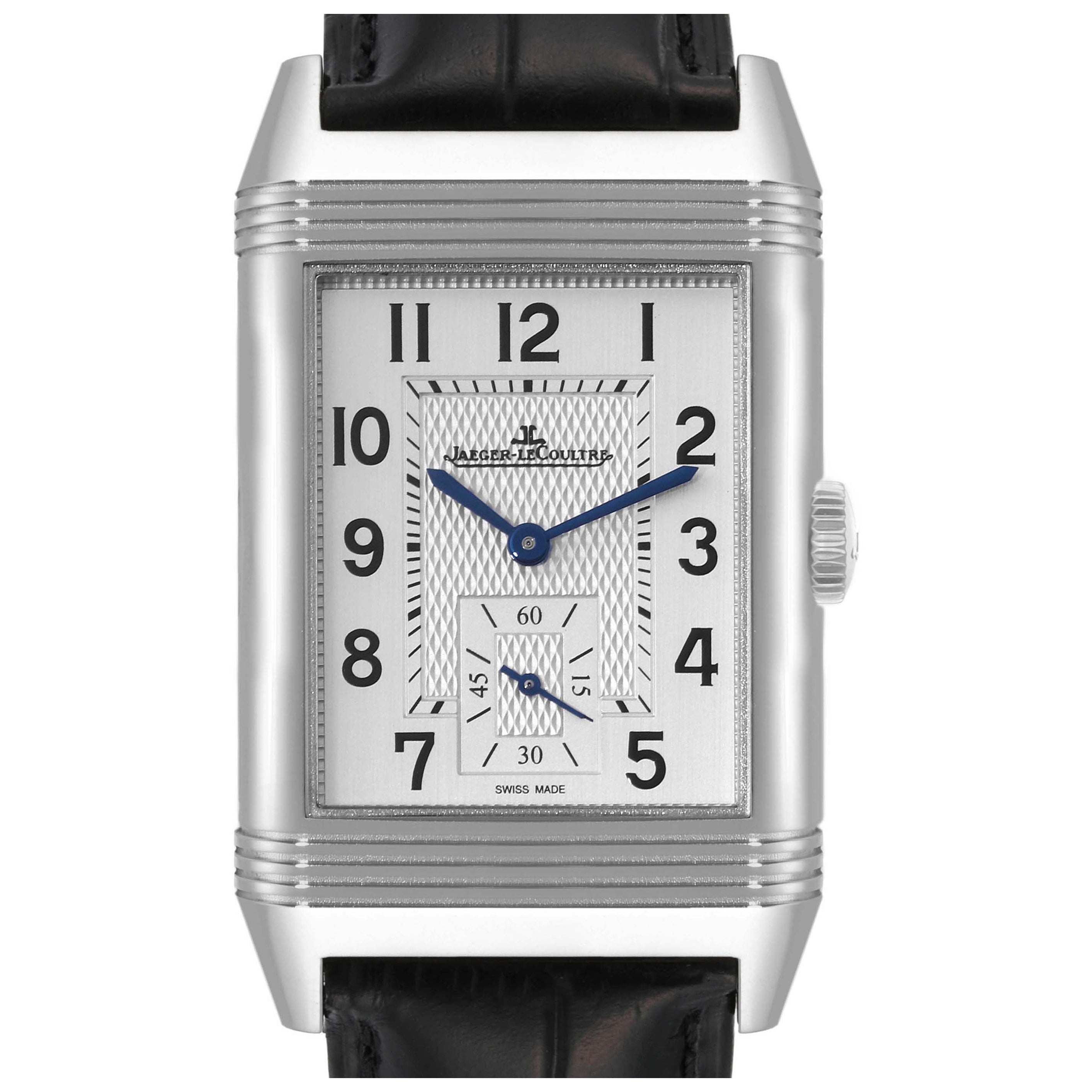 Reloj Jaeger LeCoultre Reverso Duo Día Noche Acero Caballero 215.8.D4 Q3848420 Papeles