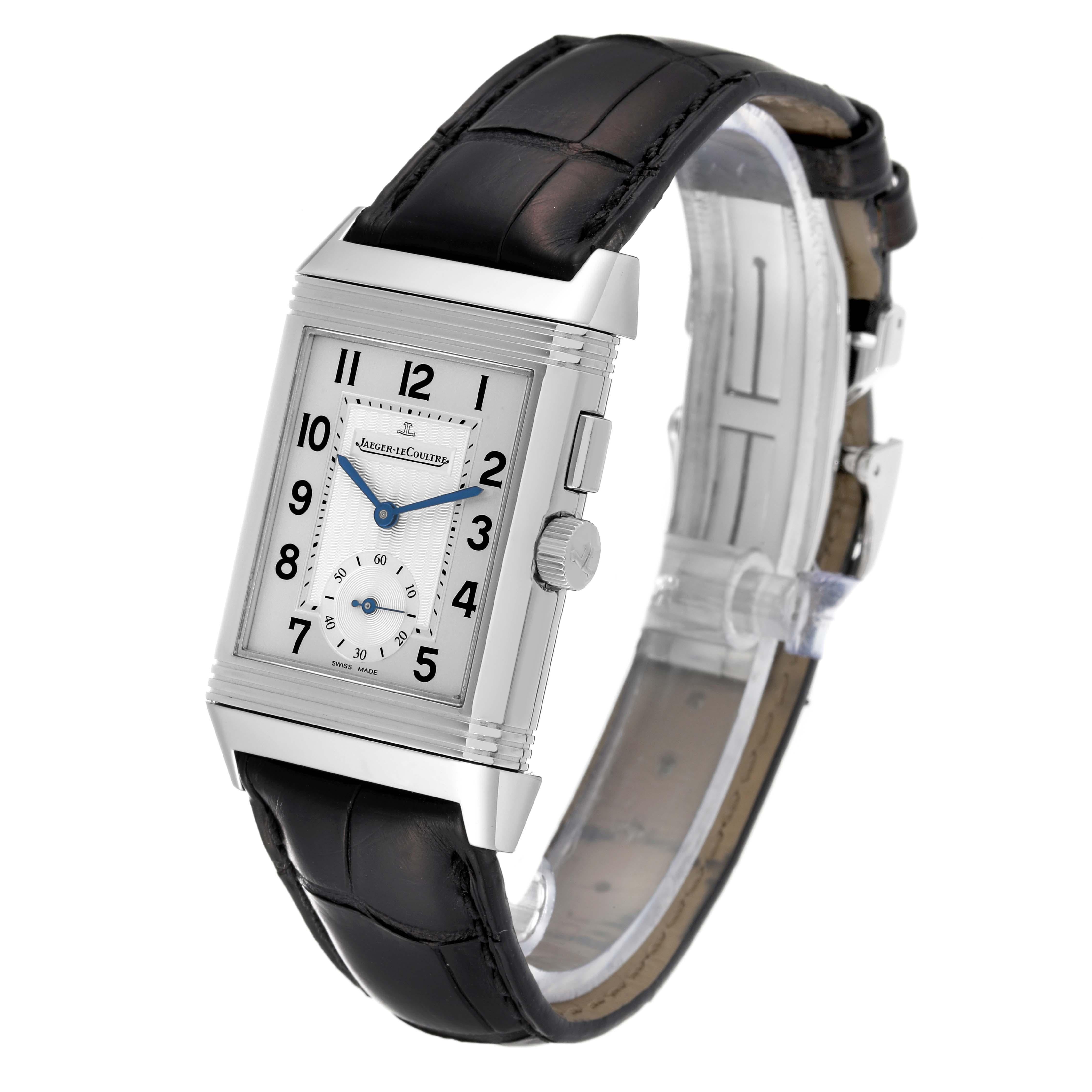 Jaeger LeCoultre Reverso Duo Day Night Steel Mens Watch 272.8.54 Q2718410 3