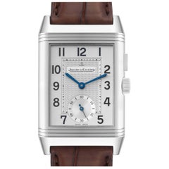 Jaeger LeCoultre Reverso Duo Day Night Steel Mens Watch 272.8.54 Q2718410