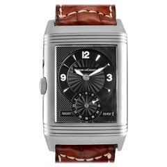 Jaeger-LeCoultre Reverso Duo Day Night Steel Watch 270.8.54 Q270854