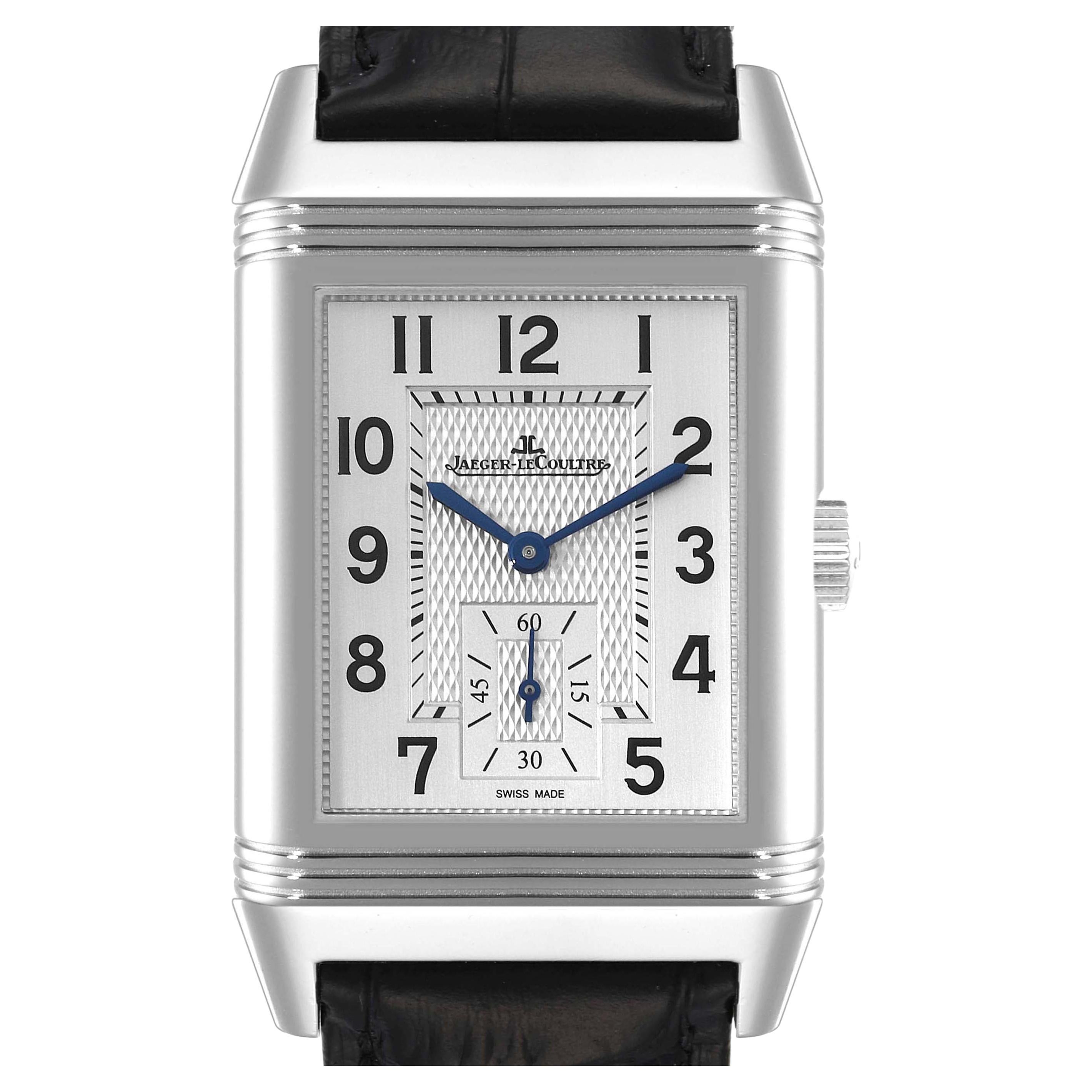 Jaeger LeCoultre Reverso Duo Day Night Watch 213.8.D4 Q3848420 Box Card