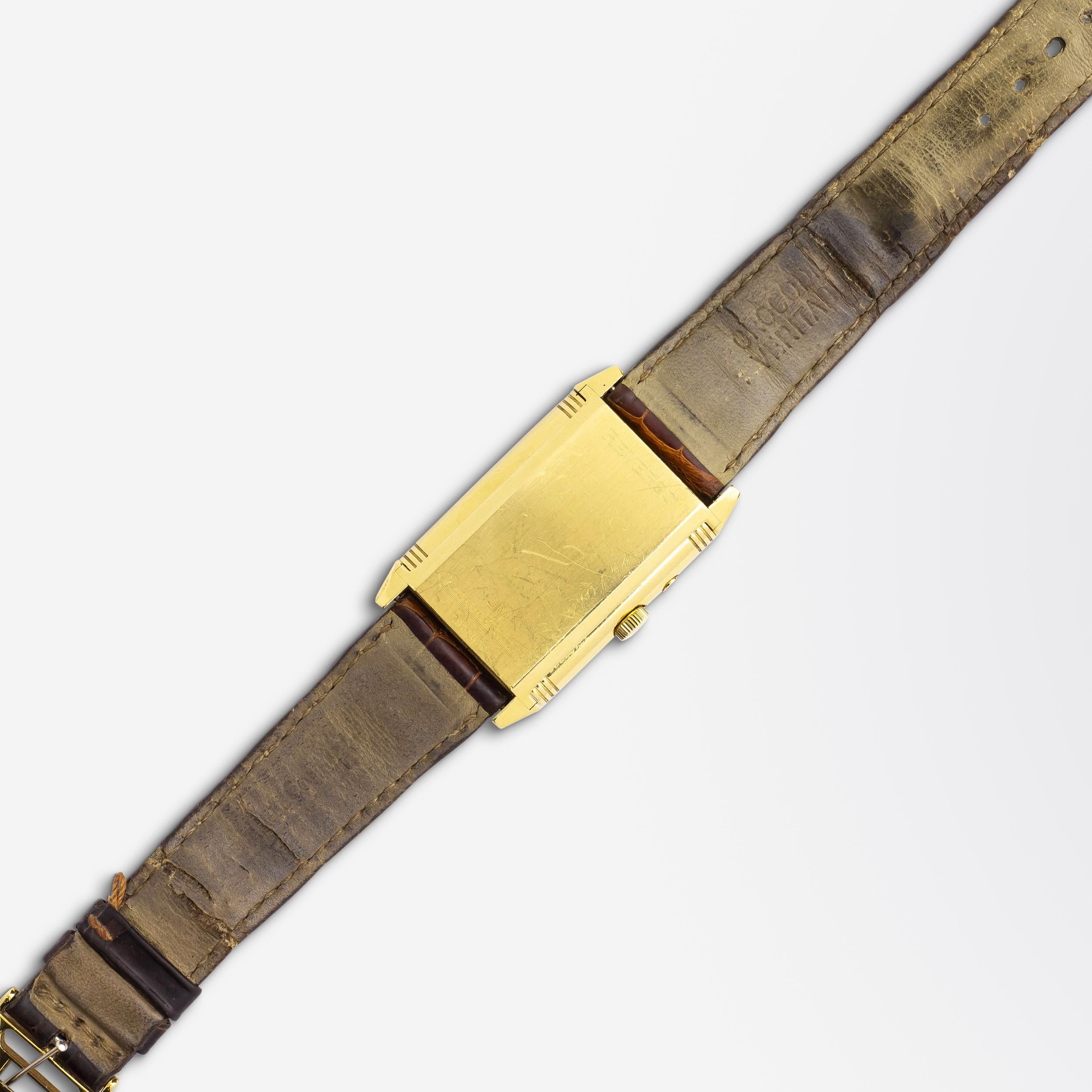 Jaeger-LeCoultre Reverso Duo aus 18 Karat Gold im Zustand „Gut“ in Brisbane City, QLD