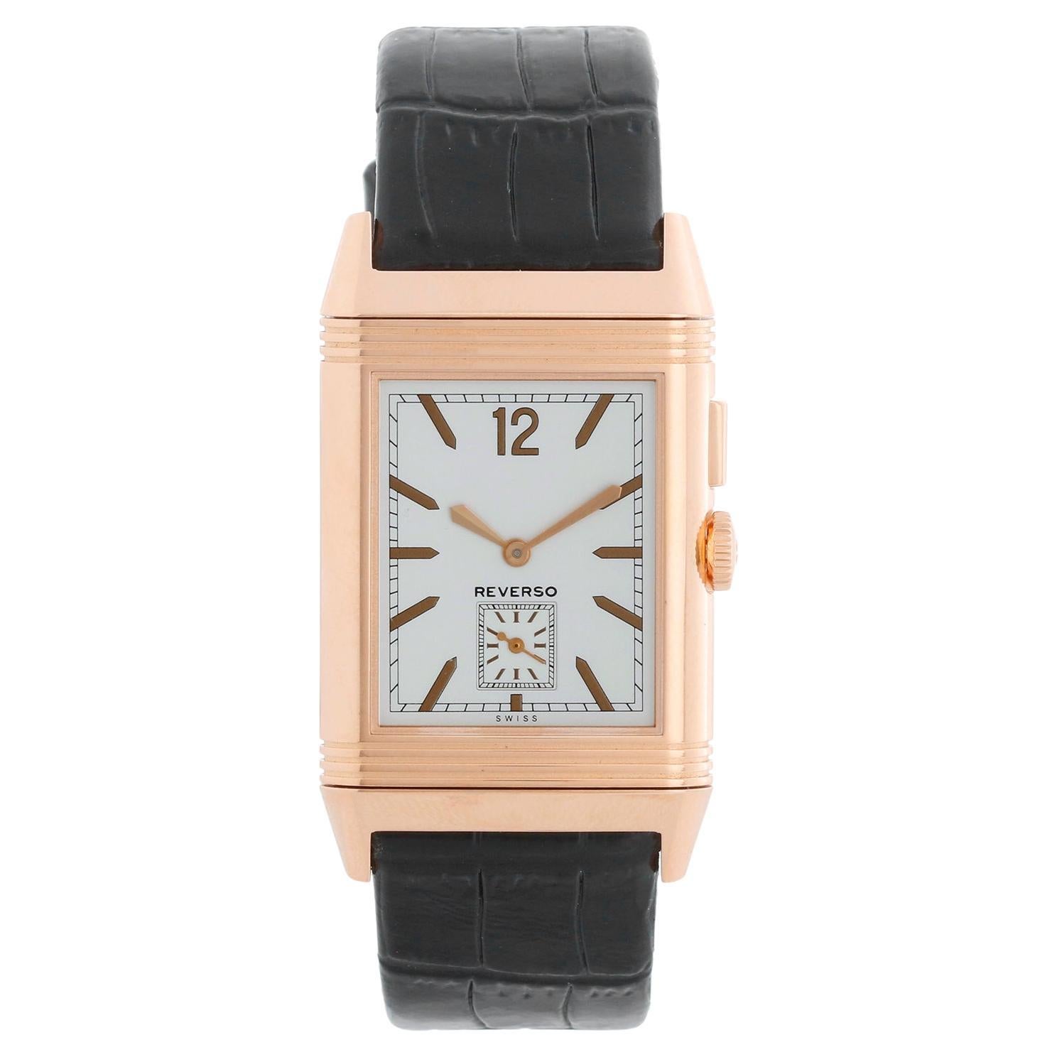 Jaeger LeCoultre Reverso Duo Q3782520 Rose Gold Watch