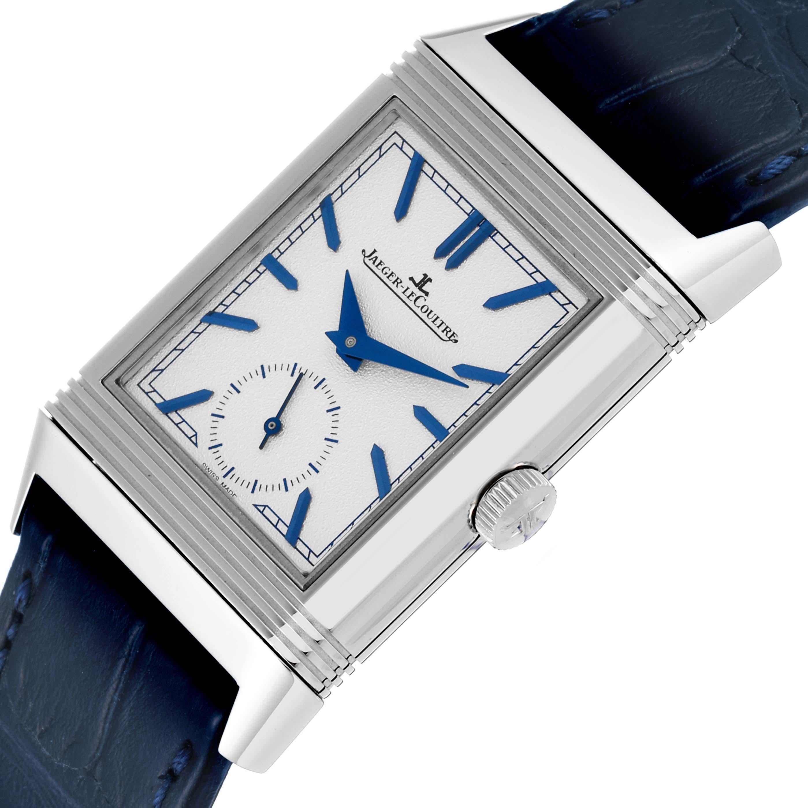 Jaeger LeCoultre Duo Tribute Steel Montre pour hommes 213.8.D4 Q3908420 Papers 1
